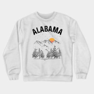 Alabama State Vintage Retro Crewneck Sweatshirt